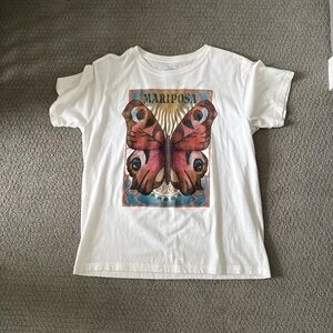 Mariposa Tee with Butterfly Design